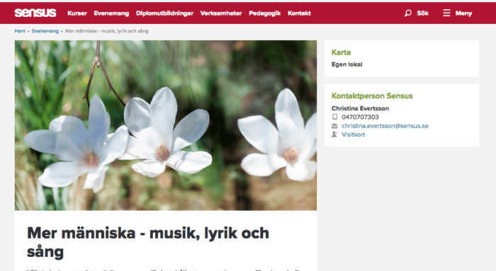 sensus Mer Människa